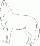 coloriages de loups