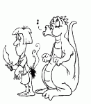 coloriages de dragons