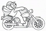 coloriages de motos
