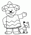 coloriage de mexicain 08