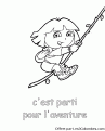 coloriage dora lexploratrice 03