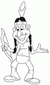 coloriage indien 15