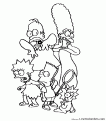 dessin Famille Simpsons 43