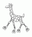 coloriage girafe 21
