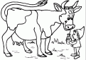 coloriage vache 03