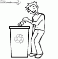 coloriage ecologie environnement recyclage 43