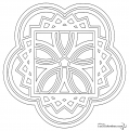 coloriage mandala 09