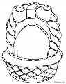 dessin panier oeuf de paques