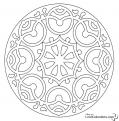 coloriage mandala 43