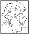 coloriage dora 78