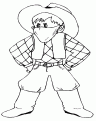 coloriage cowboy 68