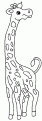 coloriage girafe 09