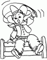 coloriage cowboy 03