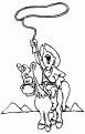 coloriage cowboy 15