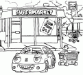 coloriage de voiture 21