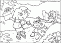 coloriage dora 72