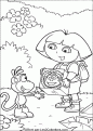 coloriage dora 73