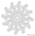coloriage mandala 38