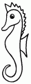 coloriage hippocampe 28