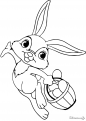 coloriage panier d Oeuf de Paques 3