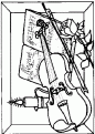 coloriage instrument musique 08