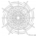 coloriage mandala 37