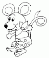 coloriage de souris 20