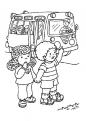 coloriage action attendre-le-bus 002