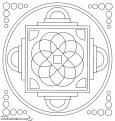 coloriage mandala 48