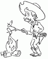coloriage cowboy 31