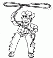 coloriage cowboy 33