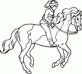 coloriage cheval 51