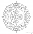 coloriage mandala 32