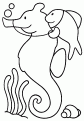 coloriage hippocampe 01