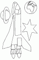 coloriage fusee 06
