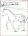 coloriage cheval 38