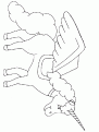 coloriage de licorne 15
