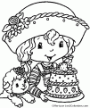 coloriage Charlotte aux fraises 60