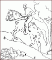 coloriage cheval 33