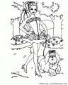 coloriage barbie 49