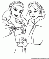 coloriage barbie 62