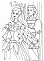 coloriage princesse barbie 57