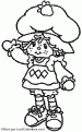coloriage Charlotte aux fraises 22