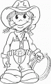 coloriage cowboy 45