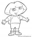 coloriage dora 48