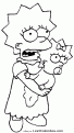 coloriage Simpsons 01