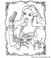 coloriage barbie 70