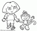 coloriage dora 36