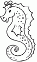 coloriage hippocampe 23