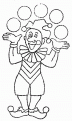 coloriage clown 08